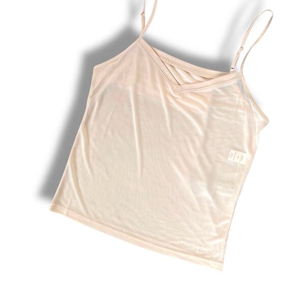 3pc Modern Movement Cool Touch Camisole Sz M Black Nude White V Neck Adj Straps - Picture 4 of 7